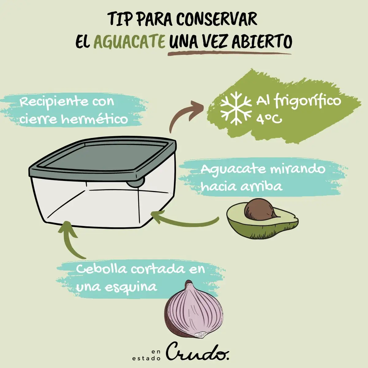 ¿Cuál es la mejor forma de almacenar aguacates?