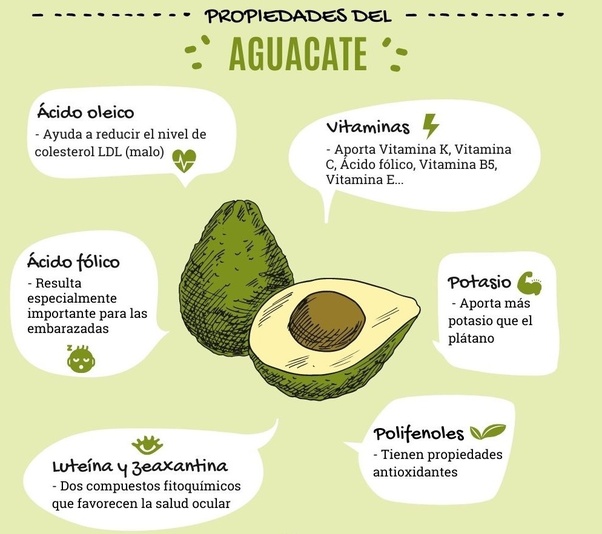 ¿Cuáles son los principales minerales y vitaminas encontrados en los aguacates?